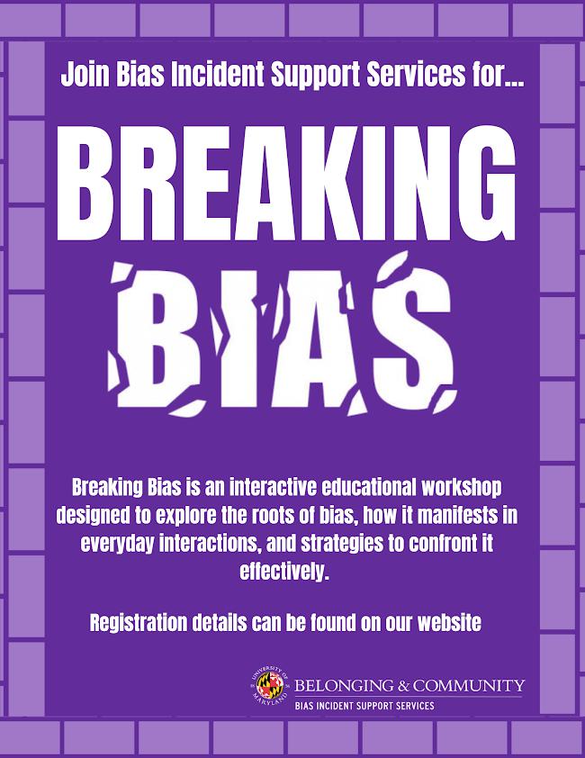 Join Bias Incident Support Services for Breaking Bias