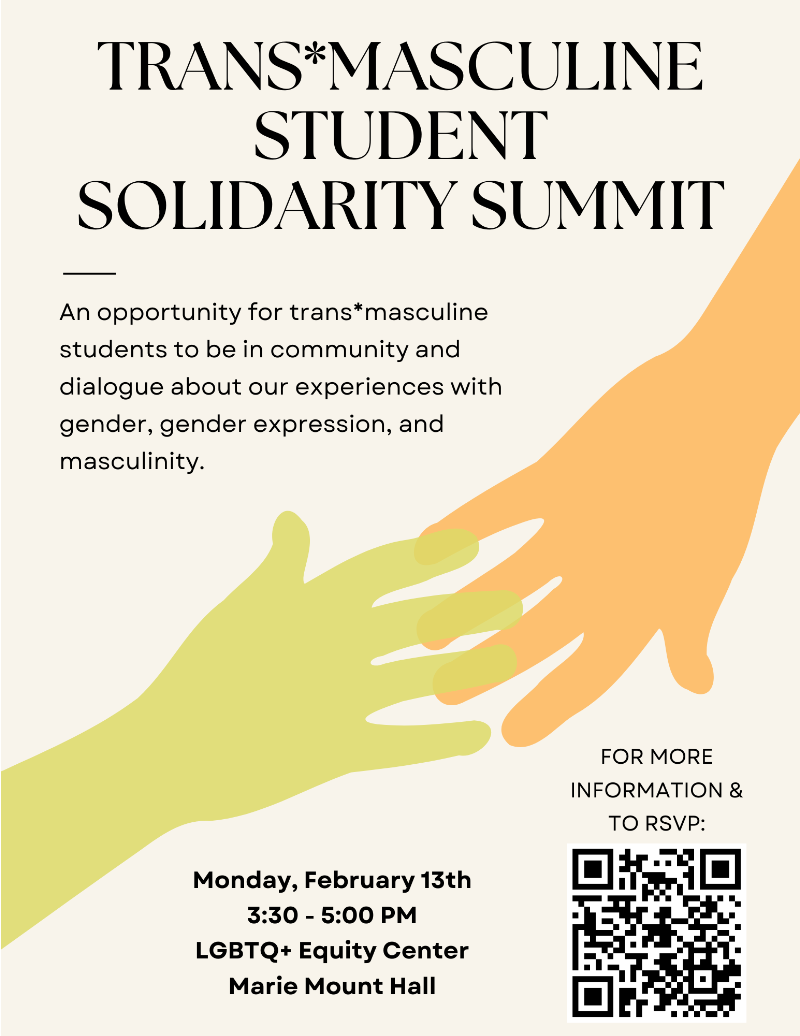 Poster for Trans-Masculine Solidarity Summit