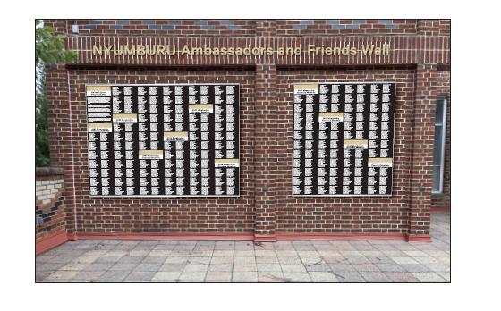 Nyumburu Ambassador Wall