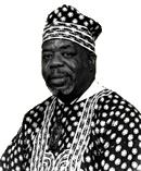 Gray scale Portrait of James 'Otis' Williams, Director of Nyumburu Cultural Center